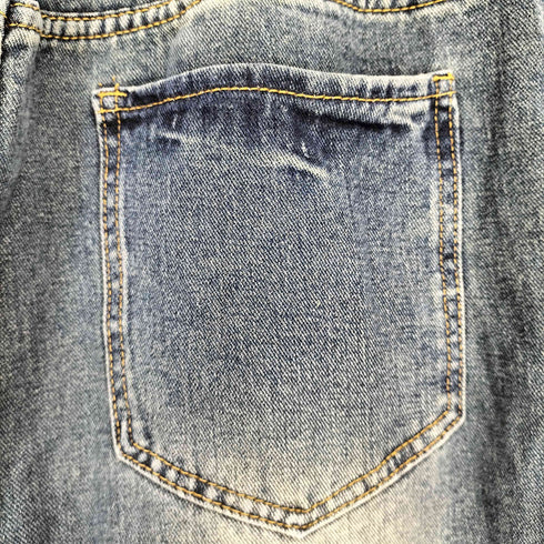 RENDTTK LOOK Y2K ヴィンテージ加工バギーデニム メンズ